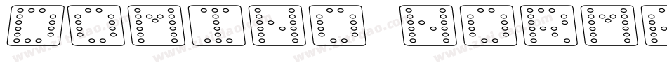 Domino normal kursiv omrids字体转换